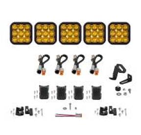 Балка светодиодная SS5 PRO желтый комбинированный свет 5 шт 